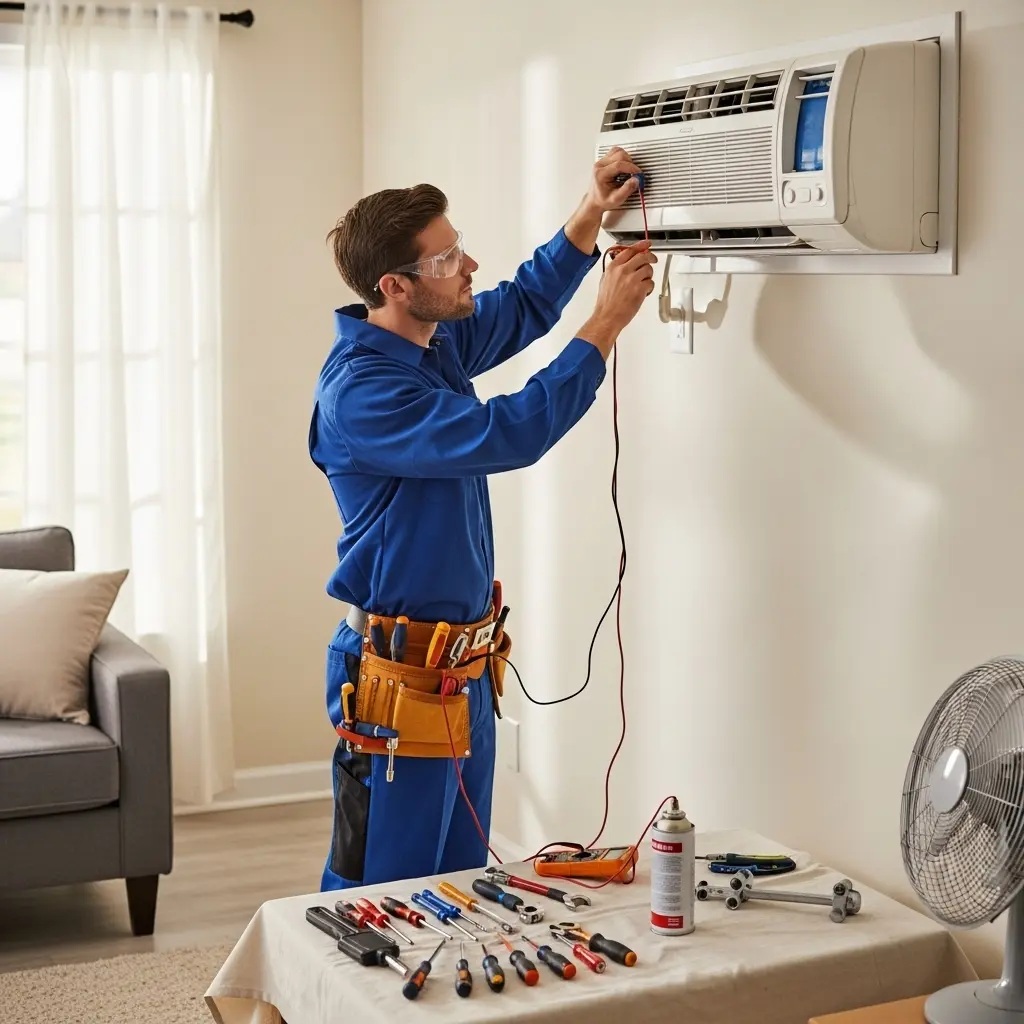Kazan Daylux Daylux klima gaz dolumu ve bakım – Enerji verimliliği artırıldı. - Teknik servis örneği